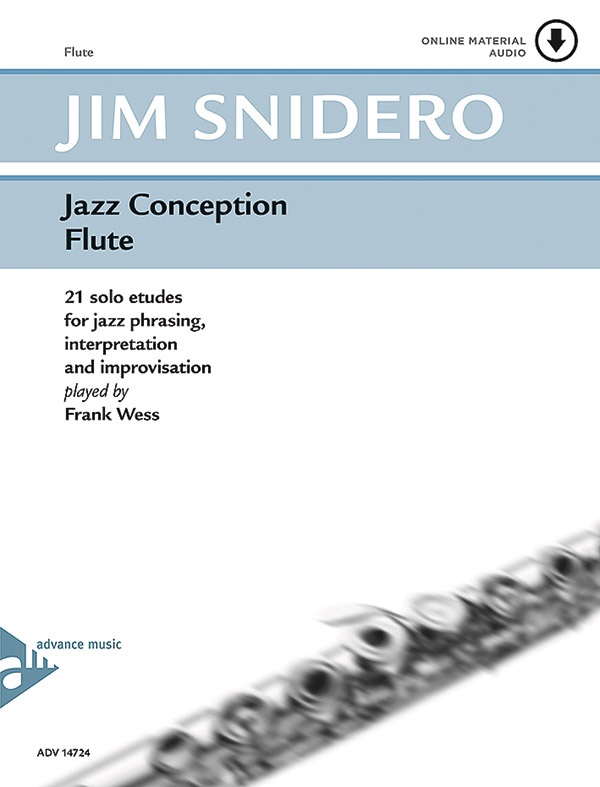 Jazz Conception Flute 21 Solo Etudes For Jazz Phrasing, Interpretation And Improvisation Book & Mp3 Online Audio