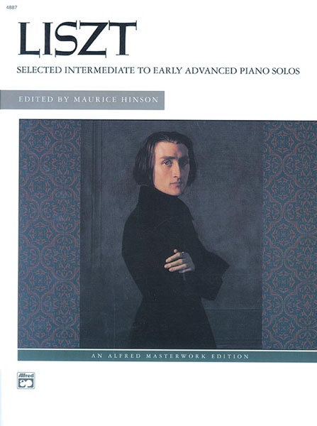 Liszt: Selected Intermediate To Early Advanced Piano Solos Book