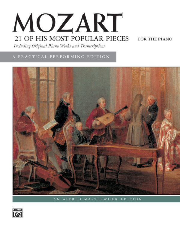 Mozart: 21 Of His Most Popular Pieces Book