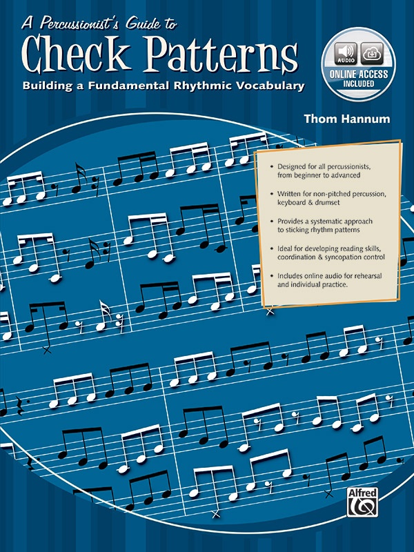 A Percussionist's Guide To Check Patterns Building A Fundamental Rhythmic Vocabulary Book & Online Audio
