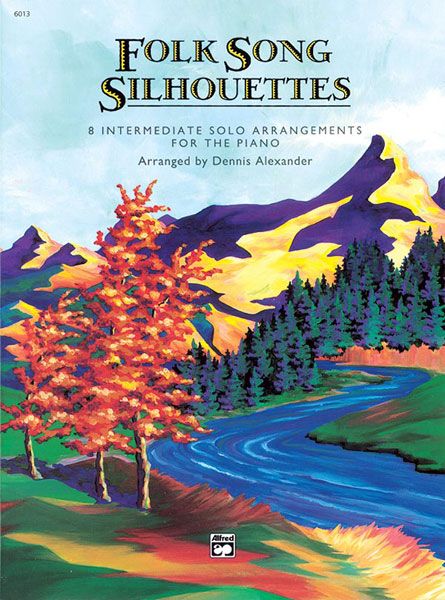 Folk Song Silhouettes Book