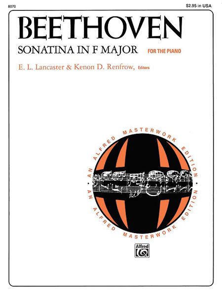 Beethoven: Sonatina In F Major Sheet