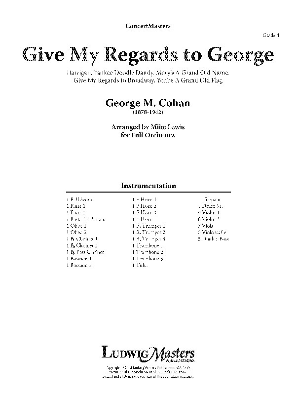 Give My Regards To George