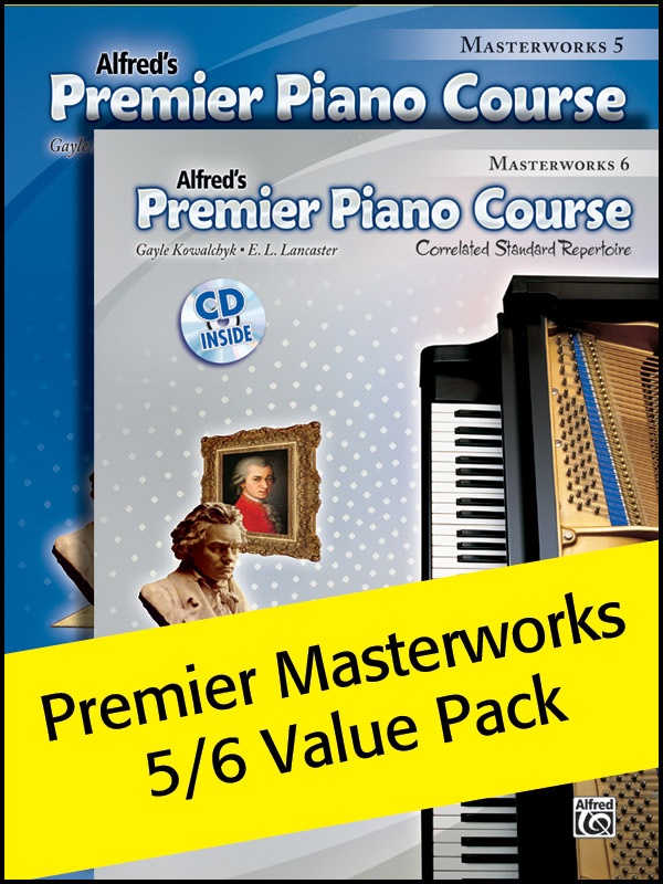 Premier Piano Course, Masterworks 5 & 6 (Value Pack) Correlated Standard Repertoire Value Pack