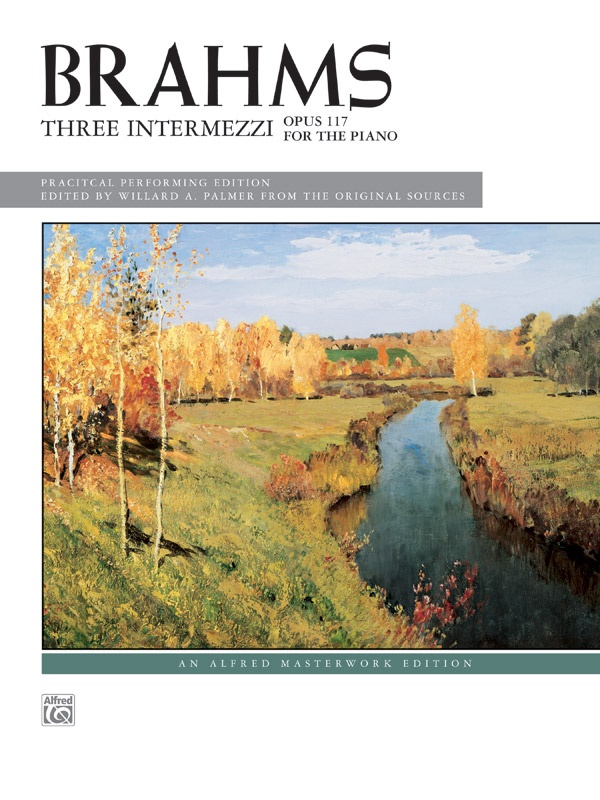 Brahms: 3 Intermezzi, Opus 117 Book