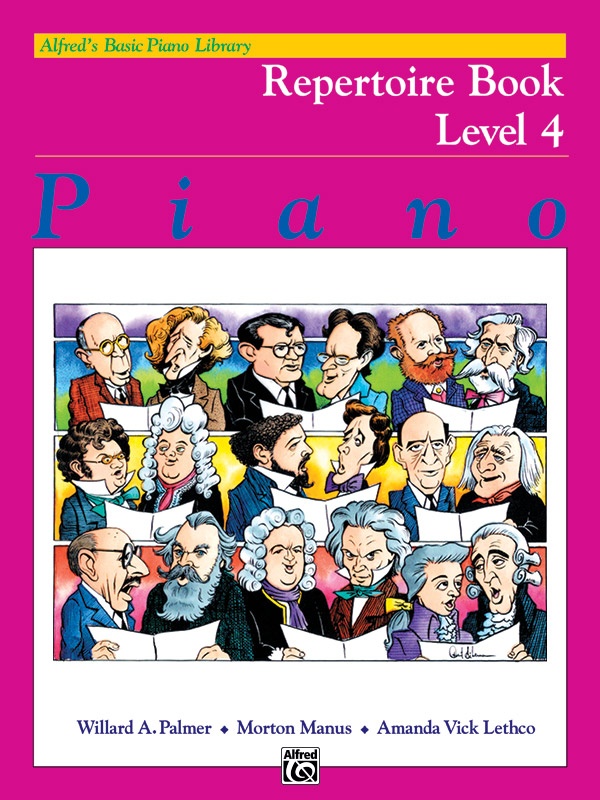 Alfred's Basic Piano Library: Repertoire Book 4 Book