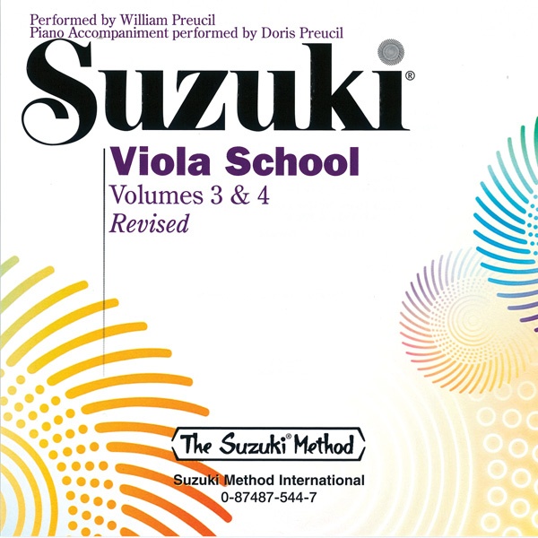 Suzuki Viola School, Volumes 3 & 4 International Edition Cd