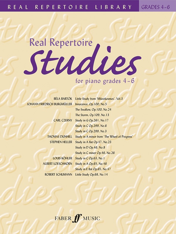 Real Repertoire Studies For Piano Grades 4-6 Early To Late Intermediate Book
