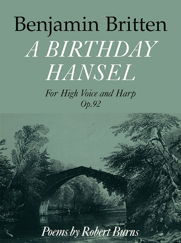 Birthday Hansel, Opus 92 For High Voice And Harp Book