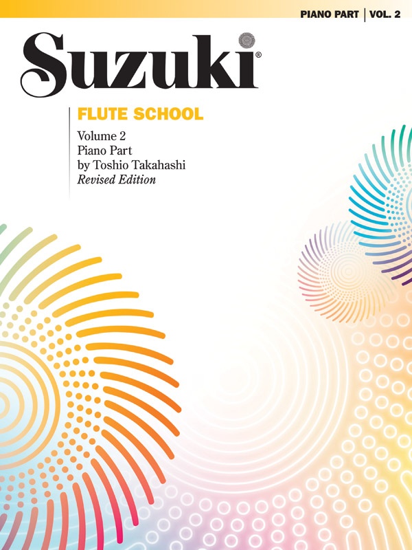 Suzuki Flute School Piano Acc., Volume 2 (Revised) Book