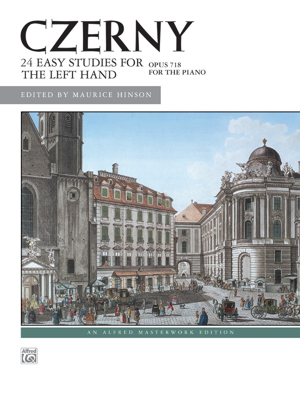 Czerny: 24 Studies For The Left Hand, Opus 718 Book