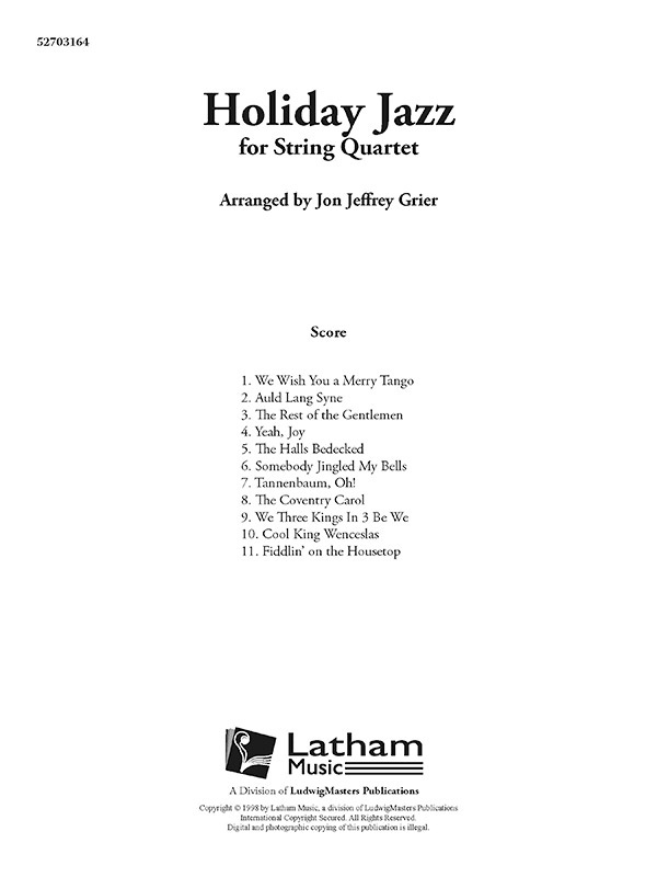Holiday Jazz Full Score