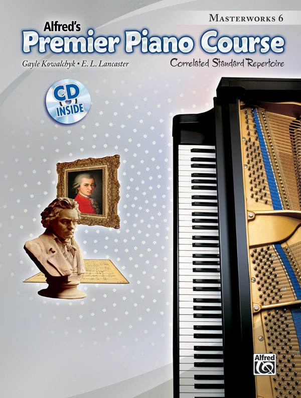 Premier Piano Course, Masterworks 6 Correlated Standard Repertoire Book & Cd