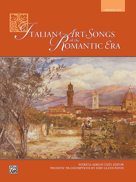 Italian Art Songs Of The Romantic Era Book