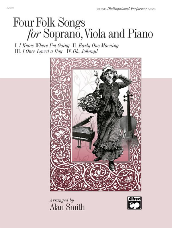 Four Folk Songs For Soprano, Viola And Piano Book