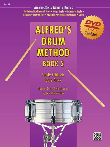 Alfred's Drum Method, Book 2 Book & Dvd (Sleeve)