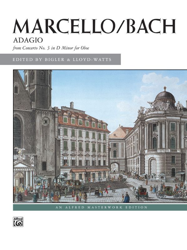 Marcello/Bach: Adagio From Concerto No. 3 In D Minor For Oboe Sheet