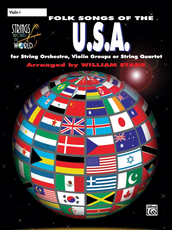 Strings Around The World: Folk Songs Of The U.S.A. Book