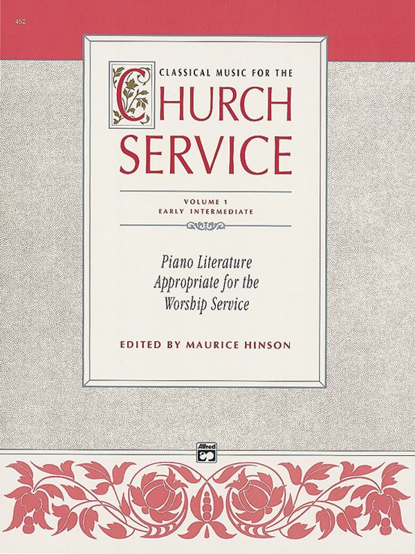 Classical Music For The Church Service, Volume 1 Book
