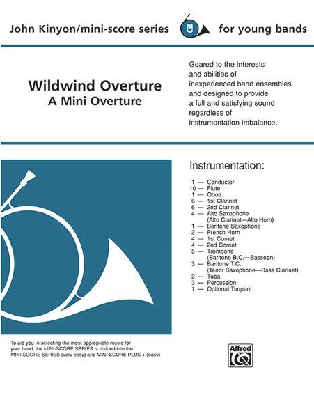 Wildwind Overture Conductor Score & Parts