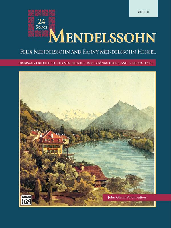Mendelssohn -- 24 Songs Book