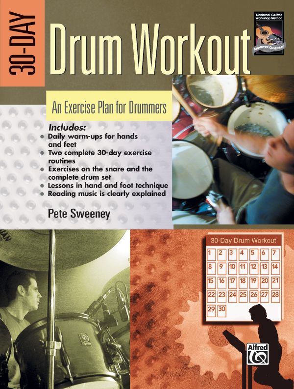 30-Day Drum Workout An Exercise Plan For Drummers Book & Dvd