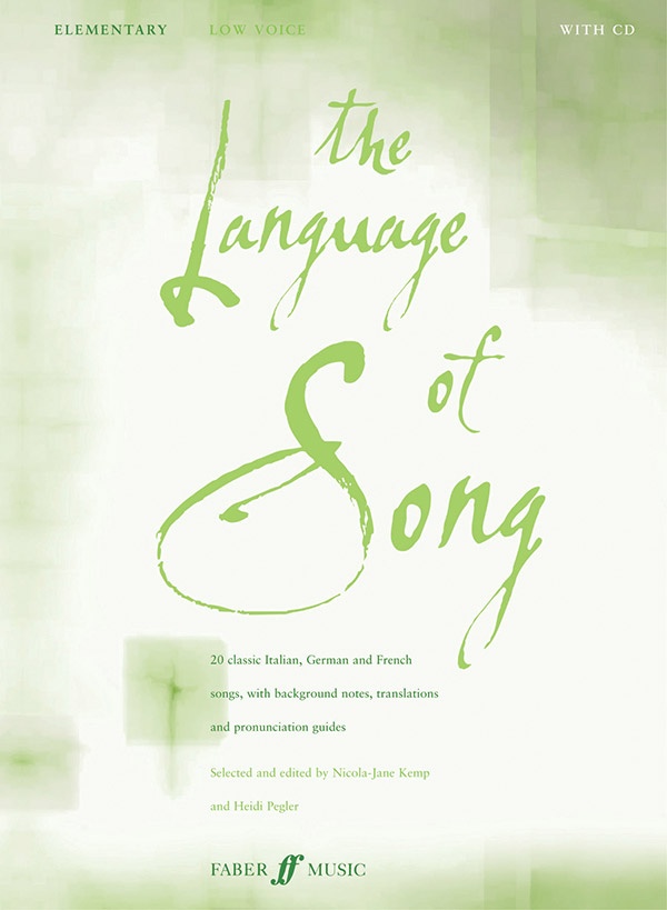 The Language Of Song: Elementary Book & Cd