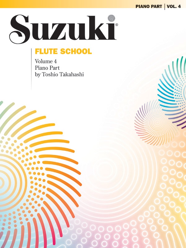 Suzuki Flute School Piano Acc., Volume 4 (Revised) Book