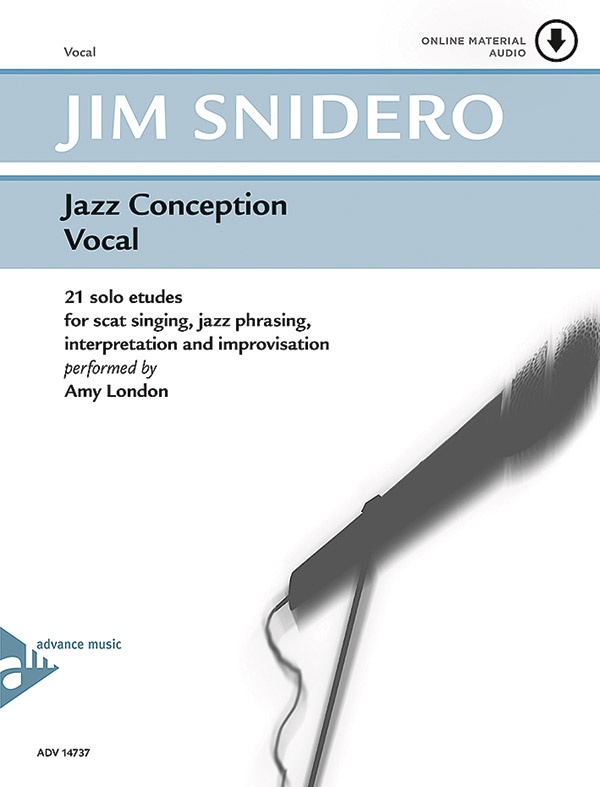 Jazz Conception Vocal 21 Solo Etudes For Scat Singing, Jazz Phrasing, Interpretation, And Improvisation Book & Mp3 Online Audio