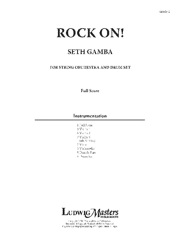Rock On! Full Score