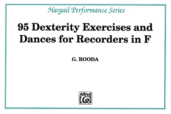 Finger Dexterity Exercises For Recorders In F Book