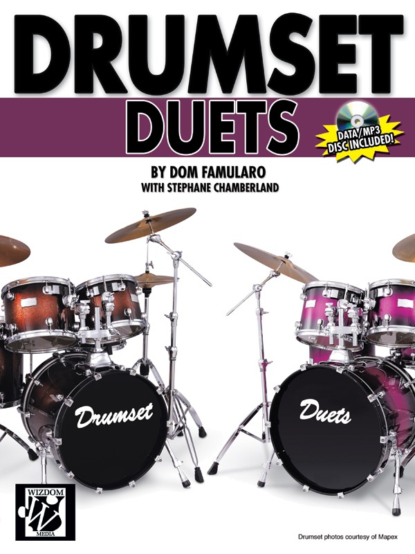 Drumset Duets Book & Cd-Rom