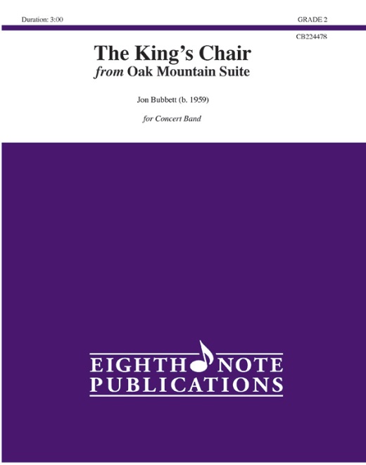 The King's Chair From Oak Mountain Suite Conductor Score & Parts