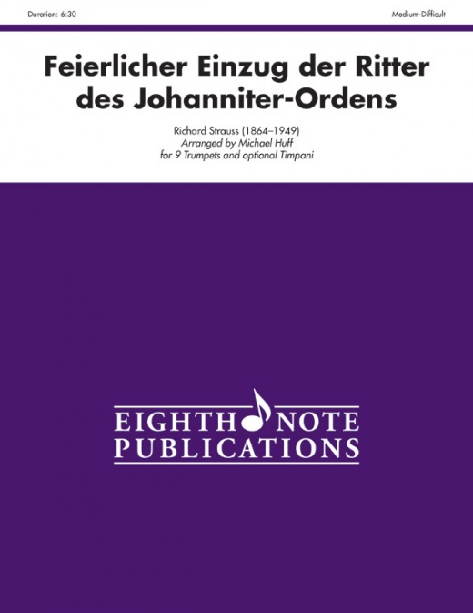 Feierlicher Einzug Der Ritter Des Johanniter-Ordens Score & Parts