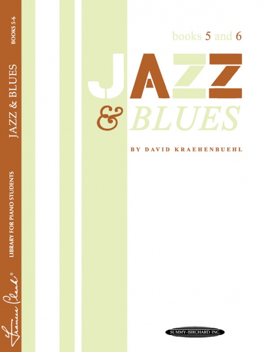 Jazz & Blues Piano Solos Book 5 & 6 - Frances Clark Library Supplement