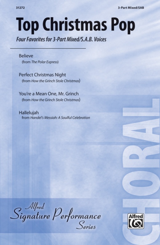 Top Christmas Pop Four Favorites for 3-Part Mixed Voices Book