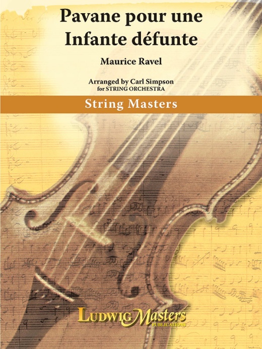 Pavane Pour Une Infante Defunte for String Orchestra Conductor Score