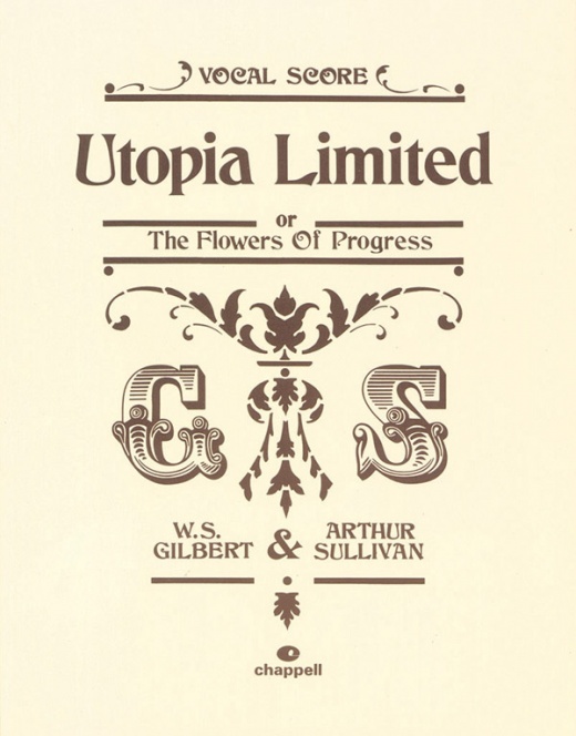 Utopia Limited Vocal Score - Faber Edition