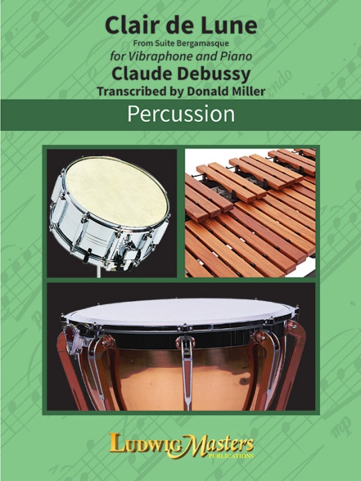 Clair De Lune Book for Vibraphone and Piano