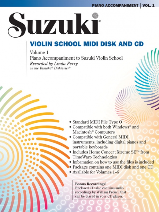 Suzuki Violin School, Volume 1 Midi Disk & Cd-Rom