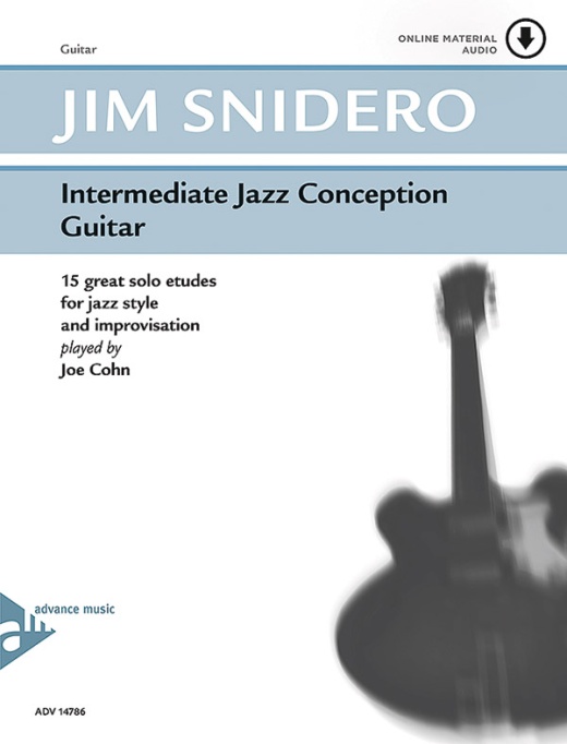 Intermediate Jazz Conception Guitar: 15 Great Solo Etudes for Jazz Style and Improvisation Book & Online Audio