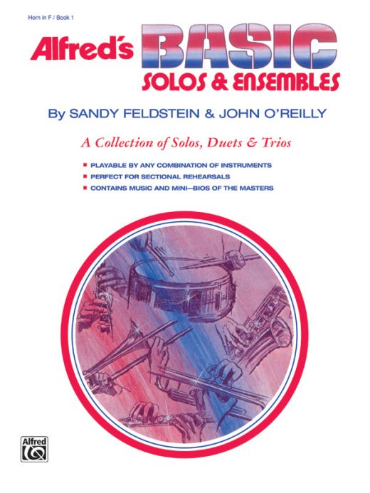 Alfred's Basic Solos And Ensembles, Book 1 - Horn in F Music Method