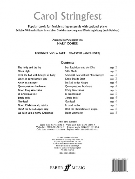 Carol Stringfest Part(S)