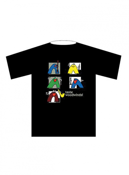Taste Woodwinds! T-Shirt: Black (XX Large)