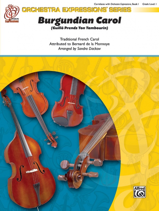 Burgundian Carol (Guillo Prends Ton Tambourin) Conductor Score & Parts