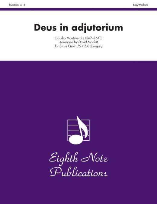 Deus In Adjutorium Score & Parts