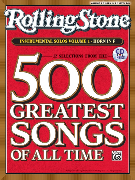 Rolling Stone Magazine's 500 Greatest Songs Of All Time: Instrumental Solos, Volume 1 Book & CD