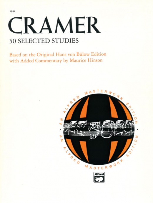 Cramer: 50 Selected Studies Book for Piano