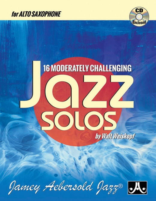 16 Moderately Challenging Jazz Solos Book & CD