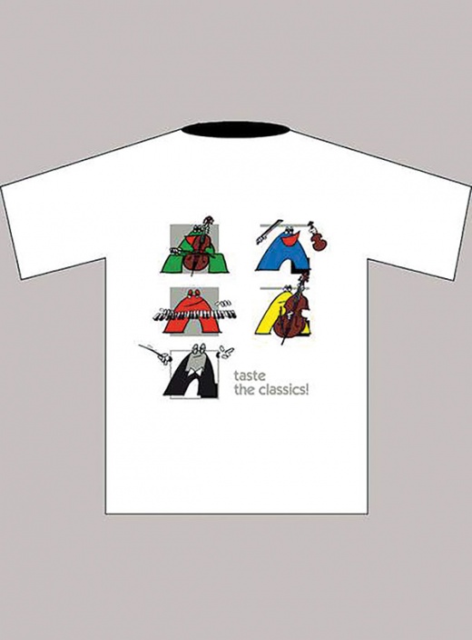 Taste The Classics! T-Shirt: White (Children's Medium)